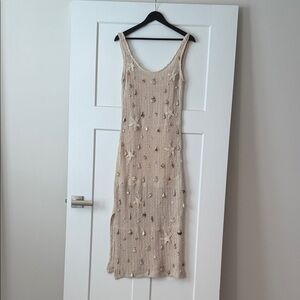 The White Lotus X Aqua crochet dress